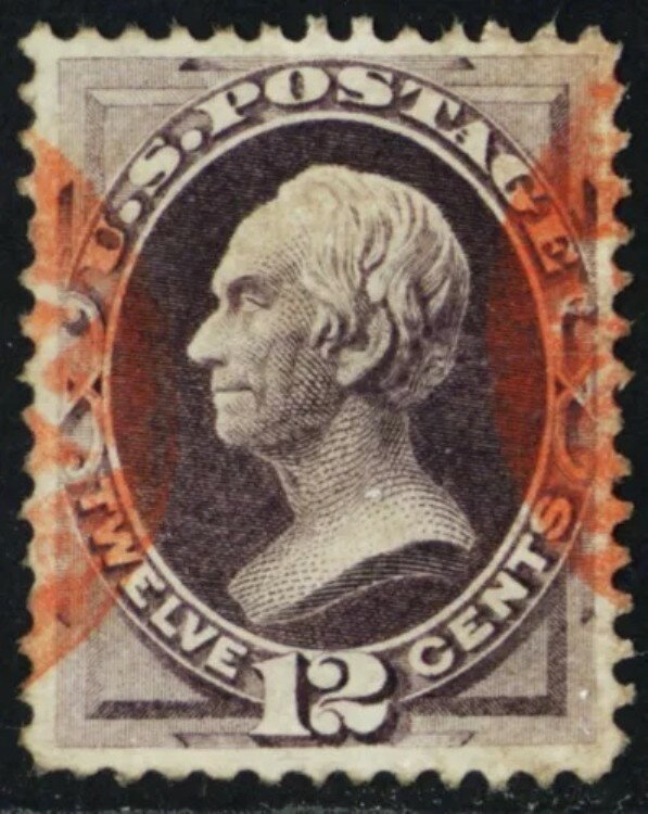 151、中古12セントXF GEM、赤消印PFC証明書付き - * スチュアート・カッツ