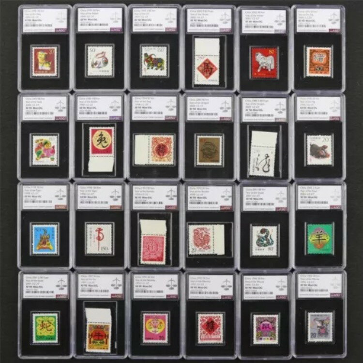 1992-2003年 中国十二支切手 フルセット ASG XF 90 ミント OG