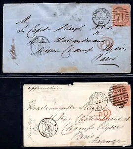 UK GREAT BRITAIN 1862-1880 COLLECTION OF 9 POSTAL HISTORY COVERS商品について売主注記「F-VF」発行年：1861-1870年、1871-1880年原産地：イギリス時代：ヴィクトリア朝（1837-1901年）品質：中古等級：F/VF（良好/非常に良好）トピック：ロイヤルティ認証：未認証注意事項※以下の注意事項をご理解のうえ、ご購入ください※■ 商品について本商品は海外から輸入した切手です。こちらの切手は外国で発行されたもので、日本国内の郵便では使用できません。本商品は観賞・コレクション用 であり、投資目的・査定用としての価値を保証するものではありません。画像のデザインは参考画像です。同じシリーズでも微細な印刷の違いや、エラー印刷の可能性がある場合がございます。収集品のため、経年による劣化や色あせ、軽微な折れ・シミがある場合があります。目立つダメージがある場合は、商品画像または説明欄に記載しておりますのでご確認ください。■ 在庫状況について当店の商品は海外から取り寄せております。ご購入のタイミングによっては在庫切れとなる場合がございます。その際はご連絡のうえ、ご注文をキャンセルさせていただく場合がございます。■ ご注文後のキャンセルについてご注文と同時に商品のお取り寄せを開始するため、お客様都合によるキャンセルは承っておりません。■ 配送についてお届けまでに通常2〜3週間ほどかかります。海外の祝日や天候、税関手続きにより通常より配送が遅れる可能性がございます。■ 保証について商品説明に英語で「保証（warranty）」と記載があっても、日本国内では適用されませんのでご了承ください。当店では、商品到着後7日以内の初期不良に限り、対応させていただきます。■ 商品の色・素材感について撮影環境やモニター設定により、実際の商品と色味や質感が異なる場合がございます。■ 価格変動について希少性の高い商品は市場価格の変動により追加料金をお願いする場合がございます。追加料金に同意いただけない場合、ご注文のキャンセルが可能ですので、ご希望の際はお申し付けください。■ その他サービスについて海外製品の輸入代行も承っております。ショップに掲載されていない商品でもお探し可能ですので、お気軽にご相談ください。業者販売（業販）や複数購入の場合、割引対応も可能です。ご希望の方はお問い合わせください。
