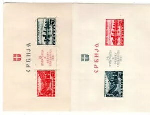 セルビア セメンドリア ブロック 1+2 完璧な MNH ミント (AA3426)