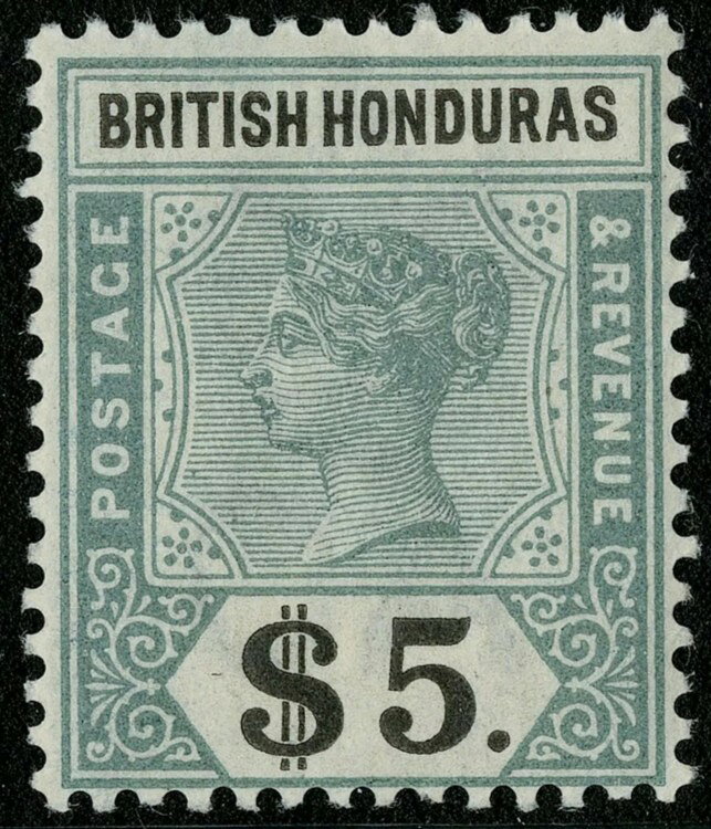 イギリス領ホンジュラス 1899-1901 スコット #57 ミント 未使用 - 3