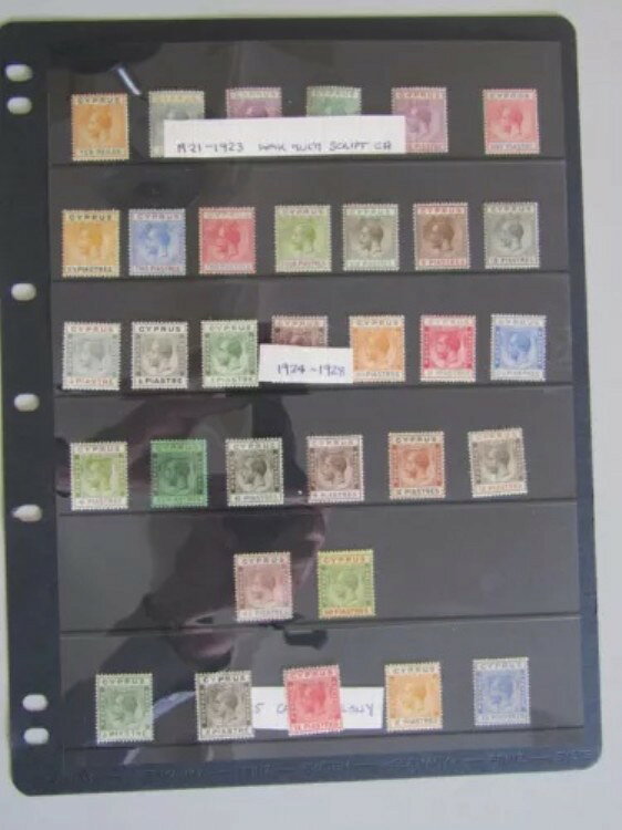 CYPRUS 1921 - 28 GVは1921 - 70684を含むコレクションを定義します