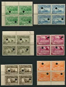 ペルー航空郵便 1937年 ウォーターロー 標本ブロック 船 列車 ホルヘ・チャベス 飛行士