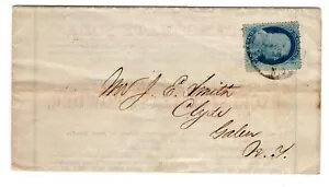 #24 ジャージーシティ NJ 希少な赤と青のトーマス・アンドリュース&カンパニー NY サーキュラー付き