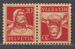 スイスメール 1924 イヴェール 203c * Mh ワッフルペーパー - テテベッシュ