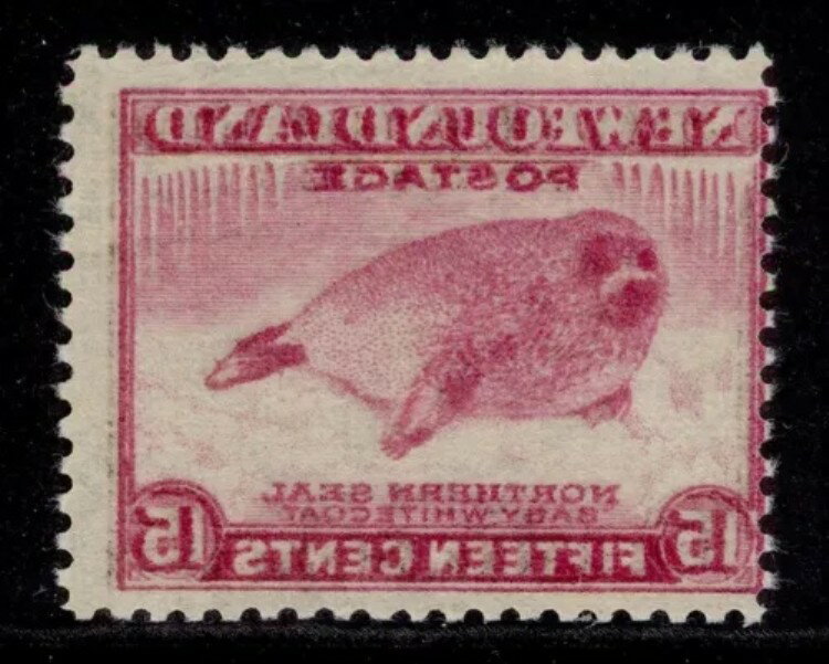 カナダ - ニューファンドランド GVI SG285v、15セントクラレット、NH MINT。両面印刷