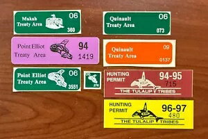 インディアン居留地の釣りと狩猟の切手条約地域 - マカ - トゥラリップなど