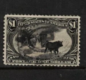 USA #292 ダブルオーバル登録キャンセル付き、非常に良好な中古品