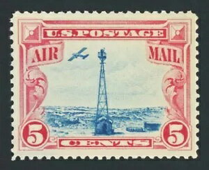 #C11、5c エアビーコン - カーマイン＆ブルー、Superb-OG-NH、2021 PSE 証明書（グレード 98、NH）