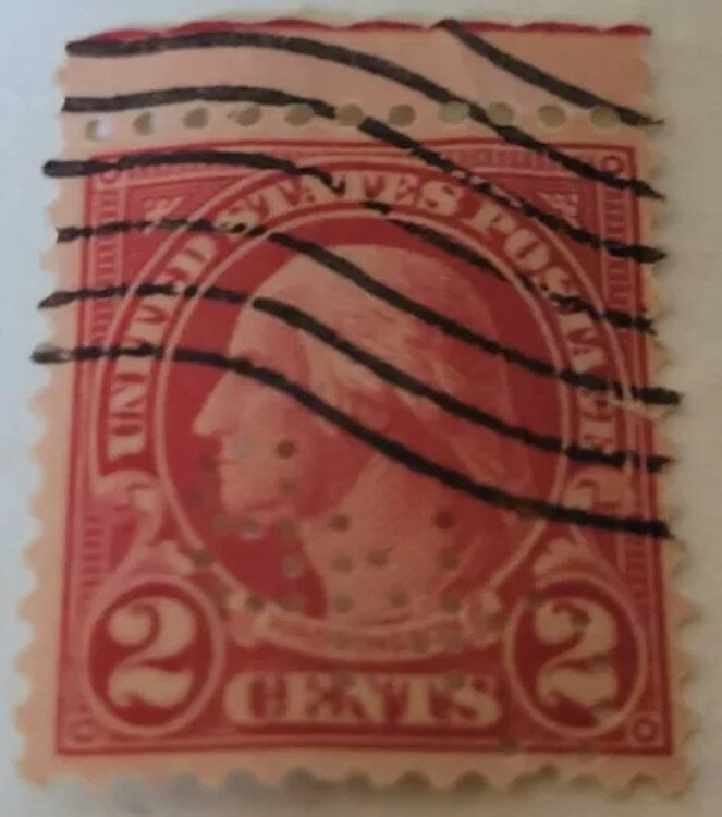 2セントジョージワシントンレッドスタンプ