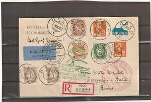 ノルウェー ツェッペリン号カバー アンシュルスフルグ ブラジル行き 1932