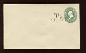 U486 希少な追加料金付き郵便文具封筒（U486 A12）