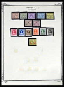 バチカン ローマ教皇庁 イタリア 1929-2007 MNH MH スコットアルバム切手コレクションで使用