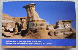 ERROR カナダ 2015 ユネスコ世界遺産 恐竜公園 切手6枚セット MNH