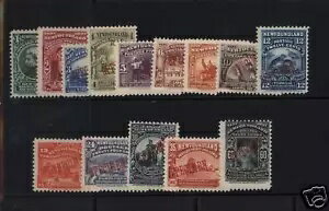 ニューファンドランド #61SP - #74SP NH ミントレッド 標本セット