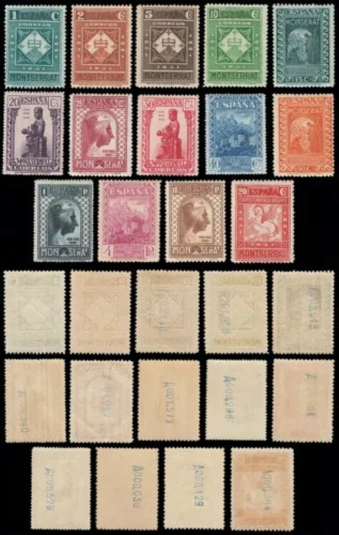 スペイン スペイン 636/49 1931 モンセラート修道院 MNH-