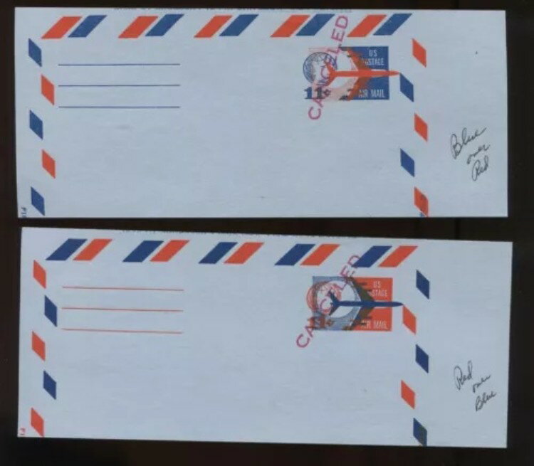 UPSS アンダーサンダー EA3E 1961 国際航空郵便レターシート 2枚セット エッセイ