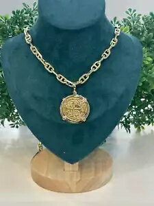 14K 純金 重厚で美しいアンカーチェーン 6mm 14K 純金 HA