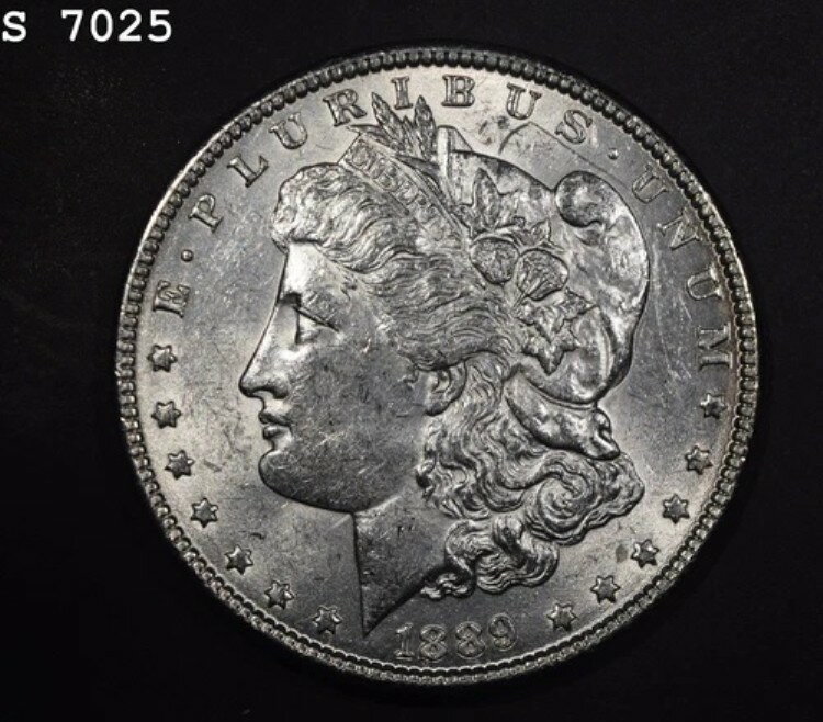 1889年 モルガン銀貨「CH BU」 *1点目以降は送料無料*