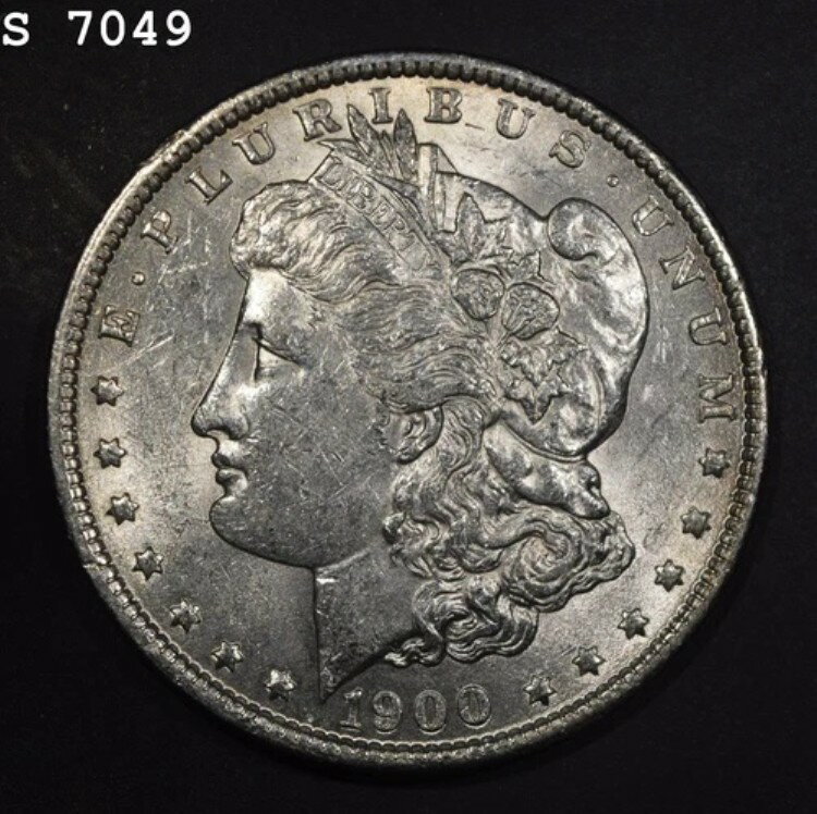 1900年 モルガン銀貨「CH BU」*1点目以降は送料無料*