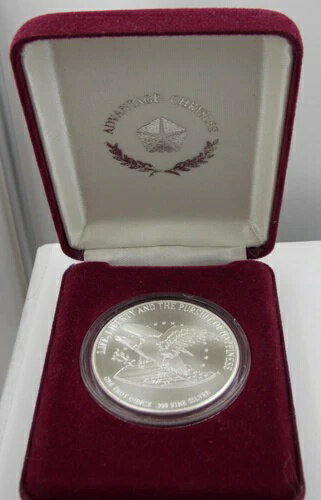 クライスラー社 1オンス .999 シルバーラウンド 権利章典 1791-1991 BU