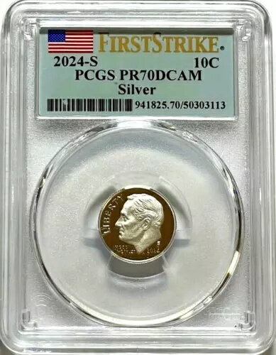 2024-S 10セント シルバー ルーズベル�