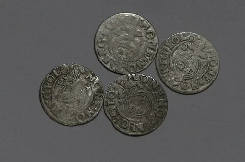 ?? ???? ポーランド 1/24 ターラー 3 ポルカー 4 銀貨 1600年代 B64 #856 DDD12