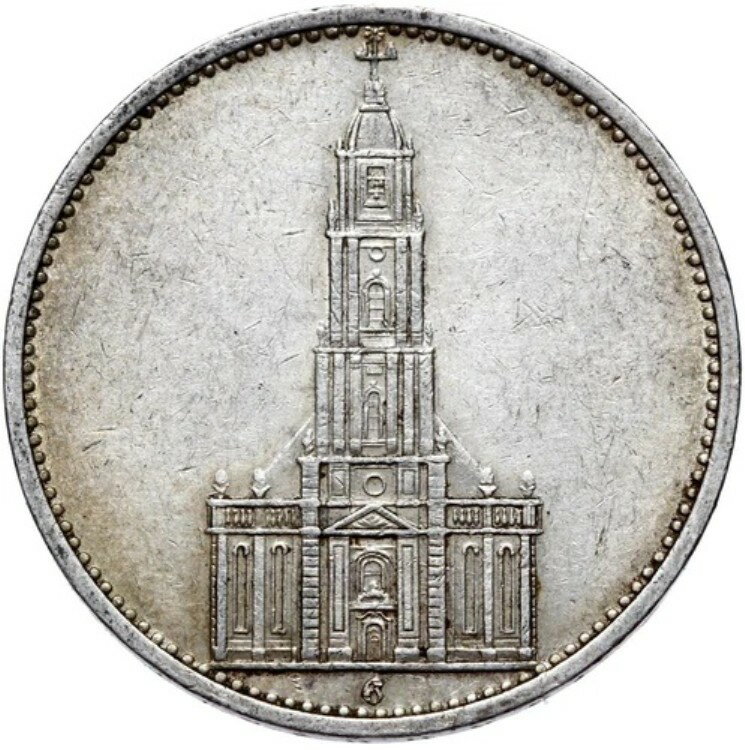 ドイツ帝国 - 5 ライヒスマルク 1934 G