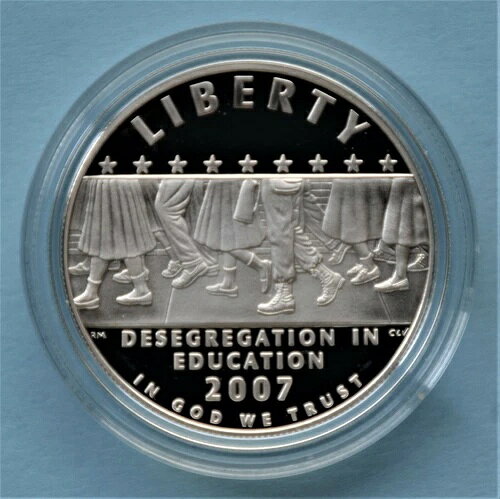 2007-P リトルロック中央高校人種差別撤廃記念銀貨（プルーフ）