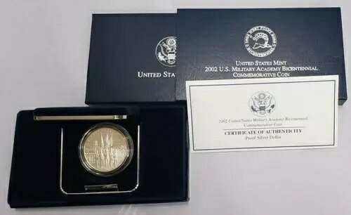 乐天商城 - アメリカ陸軍士官学校創立200周年記念 1ドル硬貨 2002年 USA プルーフ