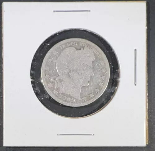 1909-O バーバークォーターシルバー - 送料無料