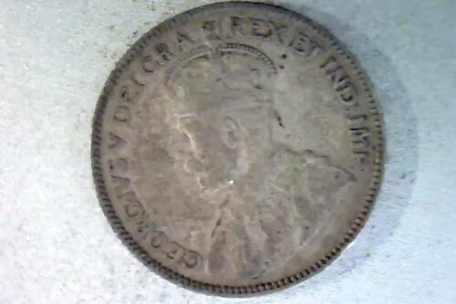 1928年カナダクォーター .800 シルバー #QC40