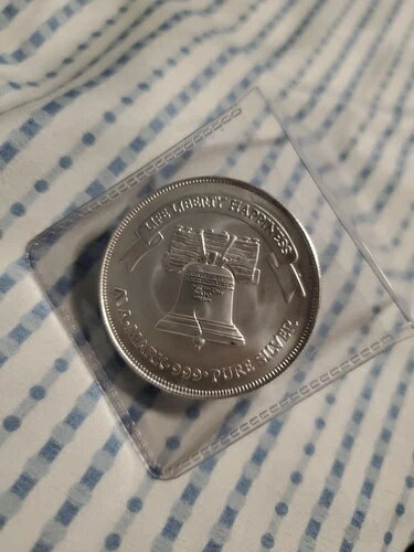 1オンス .999 シルバーラウンド - Aマーク - 自由の鐘 - 生命 * 自由 * 幸福 - 未使用