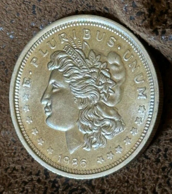 楽天WORLD RESOURCE【KING店】1986年 モルガン・ダラー スタイル 1オンス .999 純銀ラウンドトレードユニット