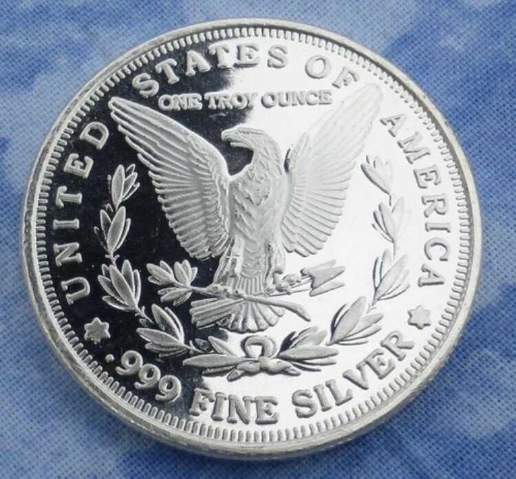 楽天WORLD RESOURCE【KING店】2015 モーガン スタイル ラウンド、1 オンス .999 ファイン シルバー、1 オンス シルバー、E. Pluribus Unum