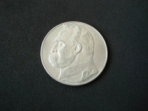 ポーランド、10 ズロティチ、1936 年、銀