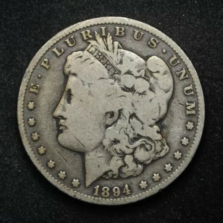 1894-O モーガン シルバー ダラー (cn14686)(3)