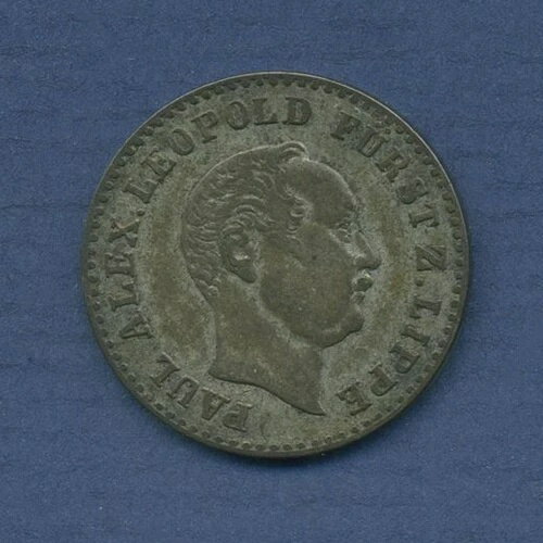 リップ 2 1/2 シルバーダイム 1847 A、ポール・アレクサンダー・レオポルド、J. 13 VF/VF+ (M6666)-