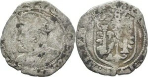 フランシュ・コント・ブザンソン、カロルス市 1582 タイトル シャルル 5 世 オリジナルコイン #HEB448-