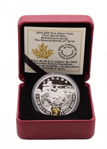 2015年 20ドル 純銀貨 ? 第一次世界大戦：イーペルの第二次会戦