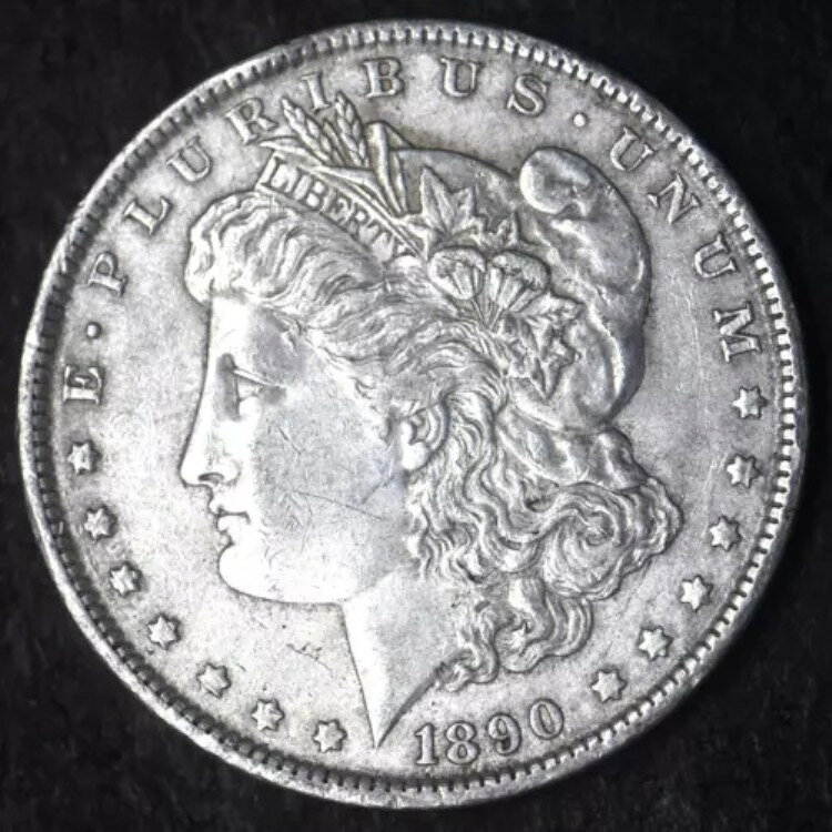 1890-P「ハイグレード」モルガン銀貨 1ドル - COINGIANTS -