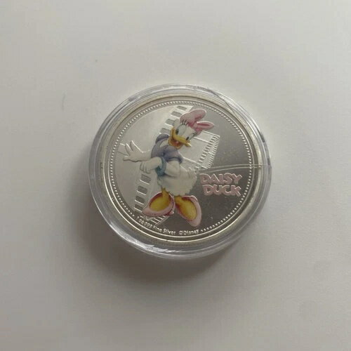メッキ仕上げ .999 シルバー 2015 ニュージーランド ディズニー デイジーダック(3)