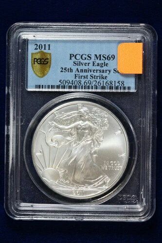 2011年 シルバーイーグル PCGS MS 69 フ