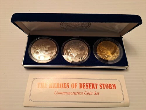 1991年砂漠の嵐の英雄記念コインセット