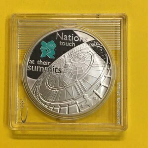 2012年ロンドンオリンピック記念5ポンド銀貨、925シルバーPP(R6-2-