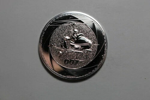 1オンス シルバー 007 ヘリコプター 2024 キングチャールズ3世 60年