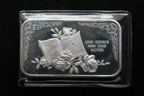 KAPPYSCOINS G3650 1973 母の日限定版 シルバー オンス アートバー