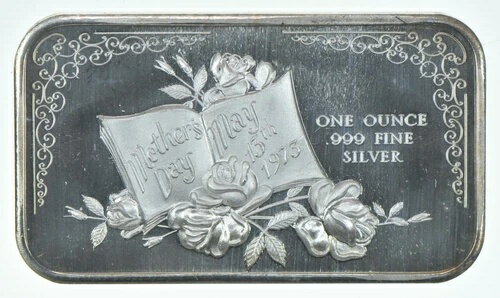 1973年 1オンス シルバーアートバー 母の日
