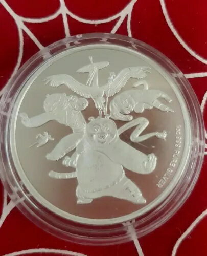 2023 サモア カンフー・パンダ ?? 1オンス シルバーコイン (BU) ジャックブラック PO 発行枚数 10,000枚??