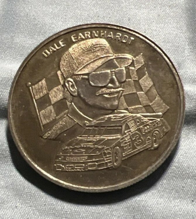 デイル・アーンハート・レーシング・グレート 1トロイオンス .999 ファインシルバー ラウンドトーン
